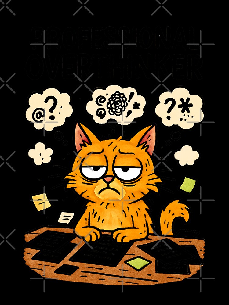 Professional Overthinker – Sarcastic Chaos Brain by catastrocat