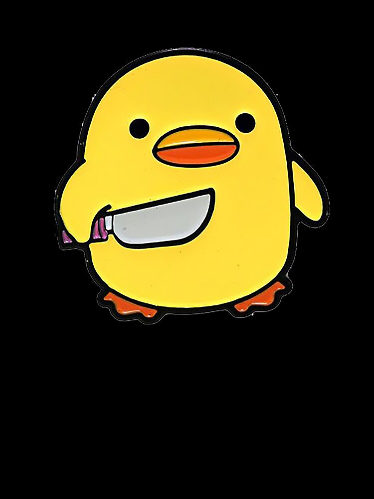Angy Duck with knife by AstronautSheep