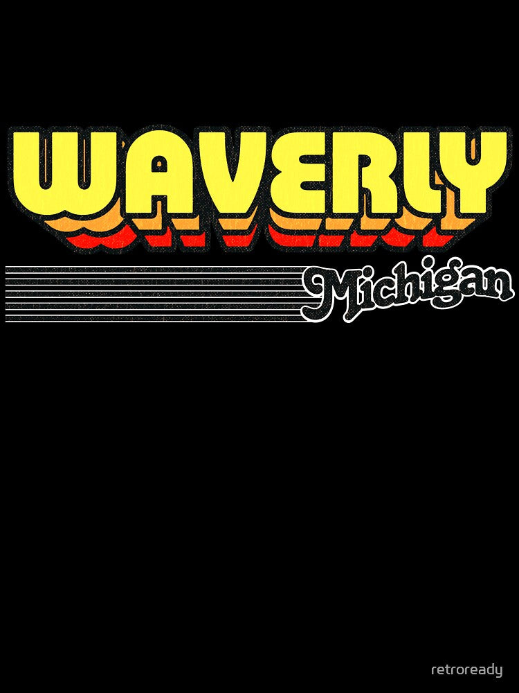 Waverly, Michigan | Retro Stripes by retroready