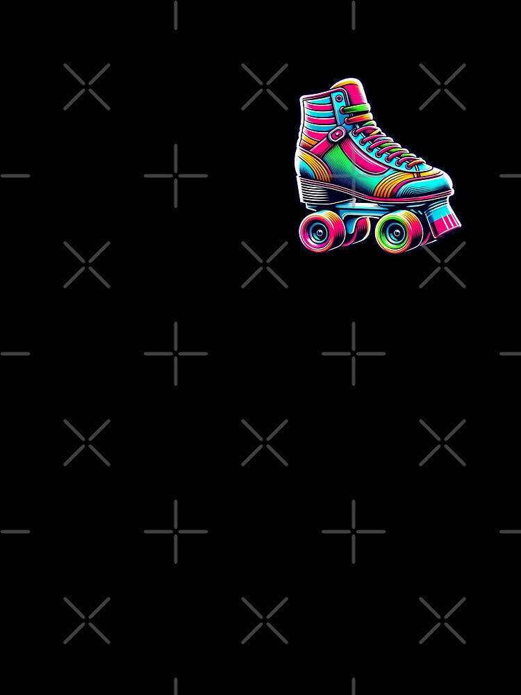 Retro Neon Roller Skate by M-ormin