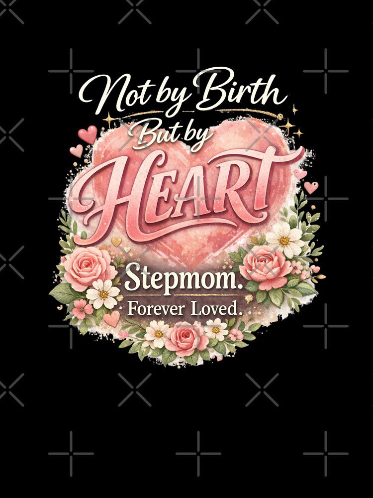 Not by Birth But by Heart Stepmom Gift Design by vampbabe54
