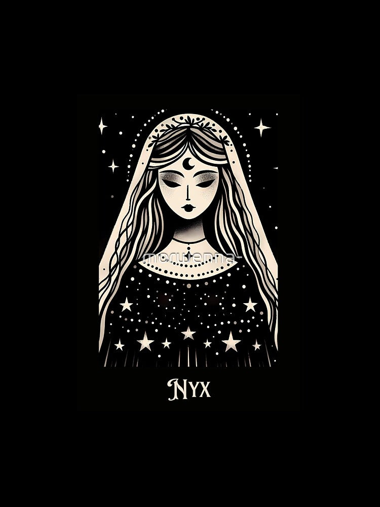 Nyx: Primordial Goddess of Night, Mysteries, and Stars by morwenna-