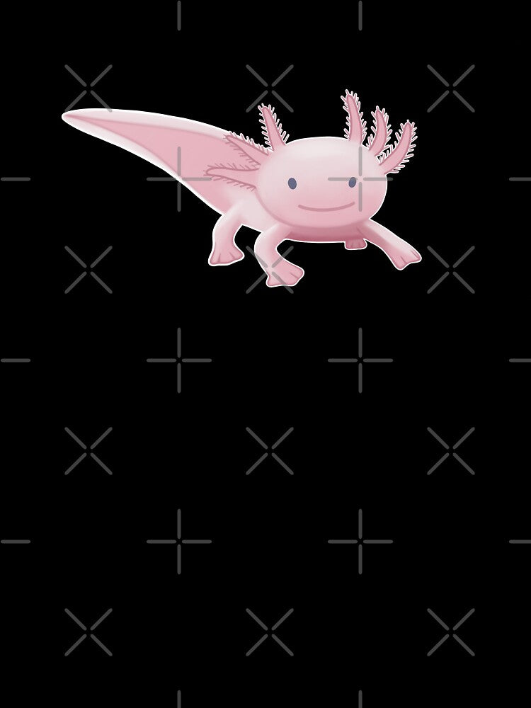 Pink axolotl by MaruCS