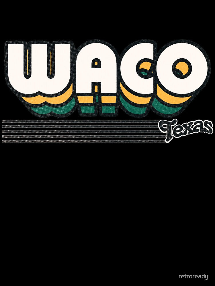 Waco, Texas | Retro Stripes by retroready