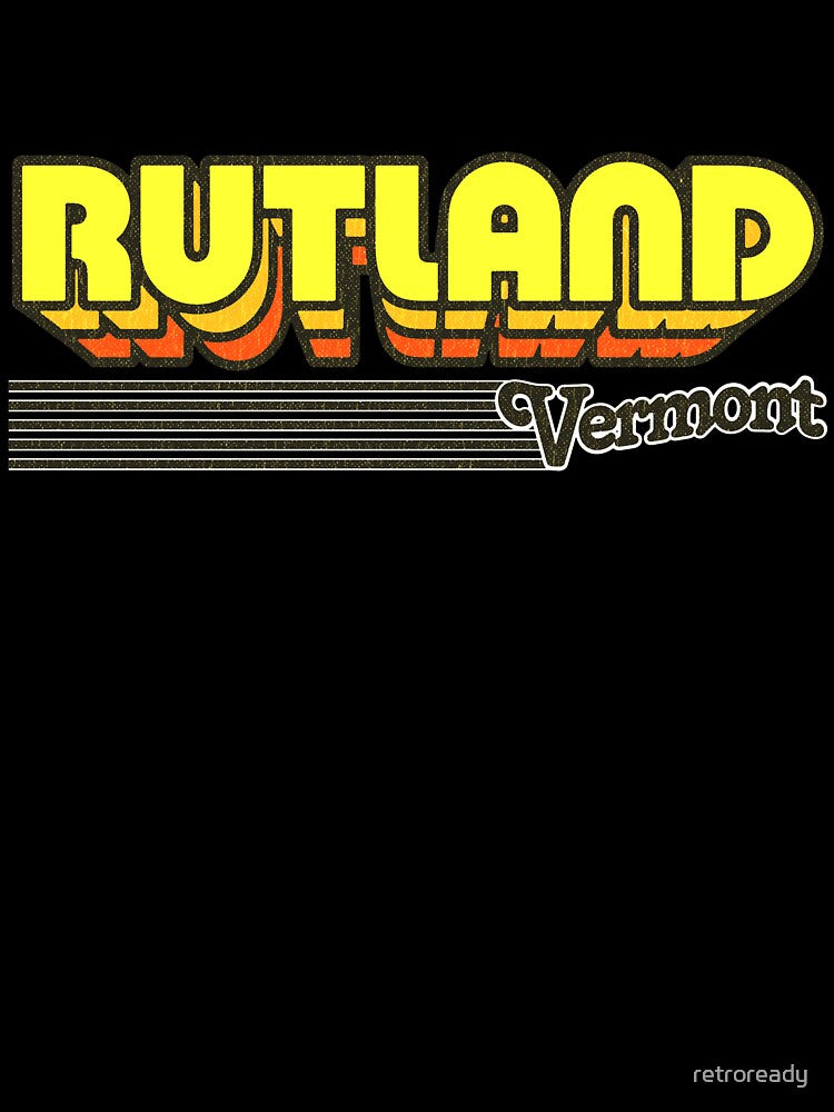 Rutland, Vermont | Retro Stripes by retroready