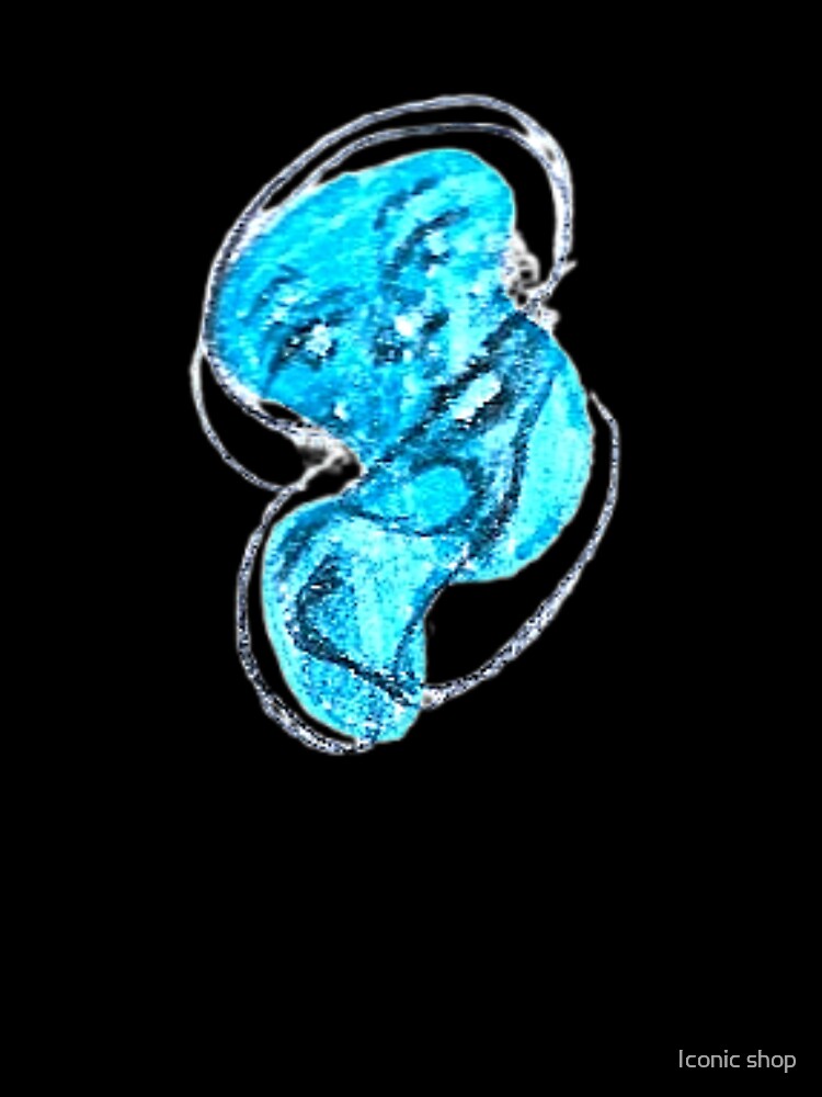 Abstract Blue Flow by Iconic shop