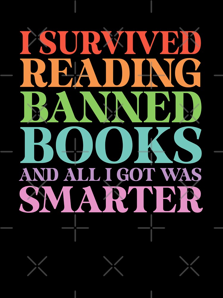 Banned book sticker by Radical Buttons
