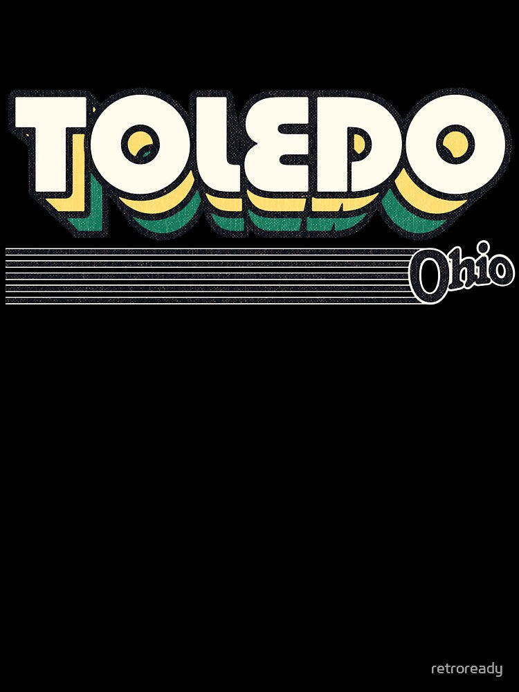 Toledo, Ohio | Retro Stripes by retroready