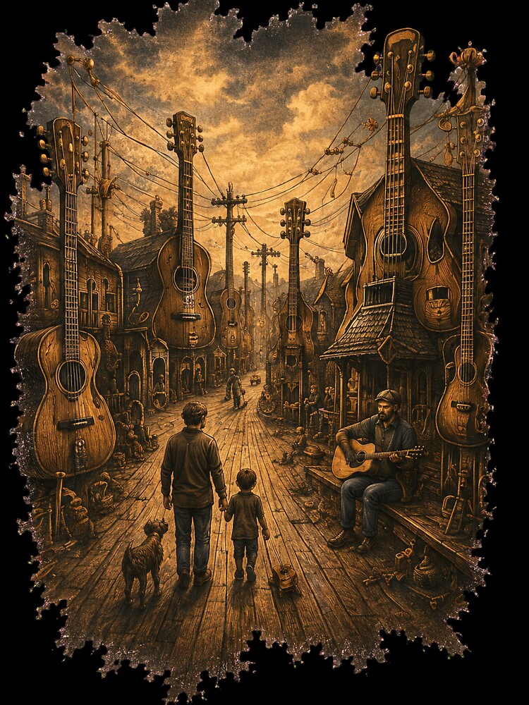 Rite of Passage: Vintage Guitar Town by SkyrishStudios