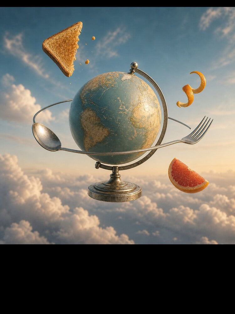 Toast Globe Study by Quiet Badge Studio