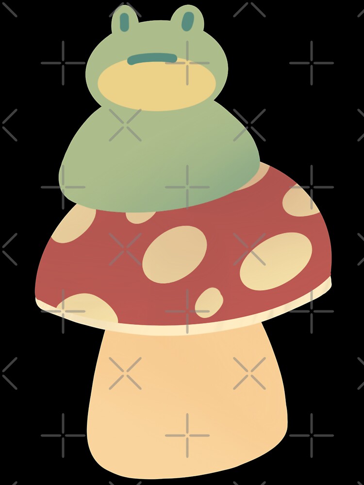 frog on a mushroom by rlamay17