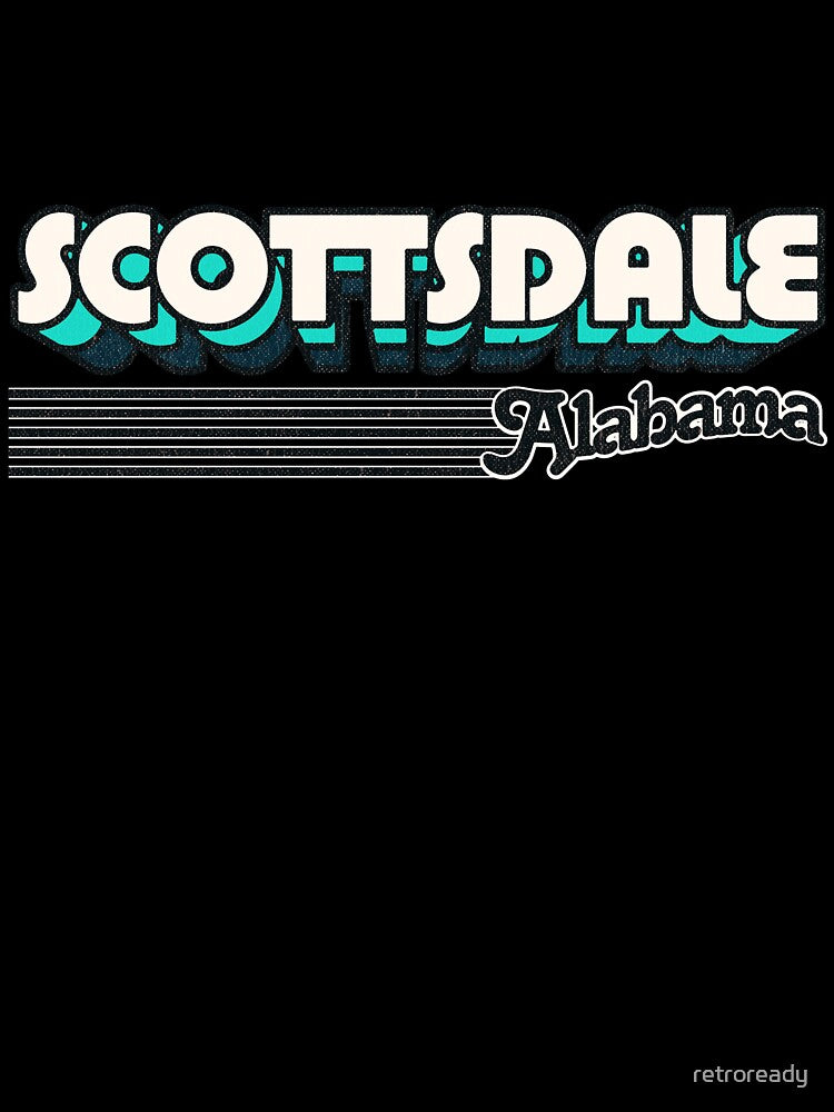 Scottsdale, Alabama | Retro Stripes by retroready