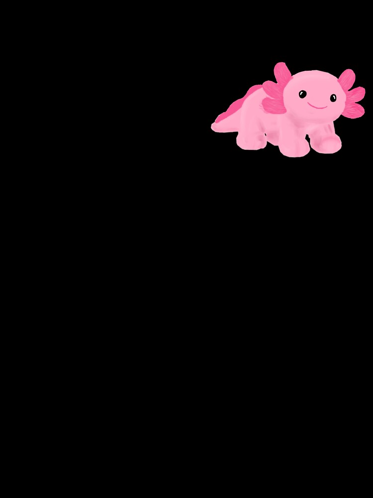 Pink axolotl by egb-doodles