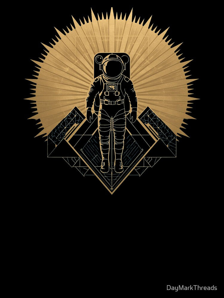 Art Deco Astronaut Vintage Space Illustration by DayMarkThreads