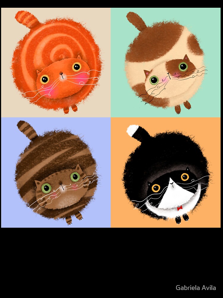 Cute chunky cats by poket.piktures