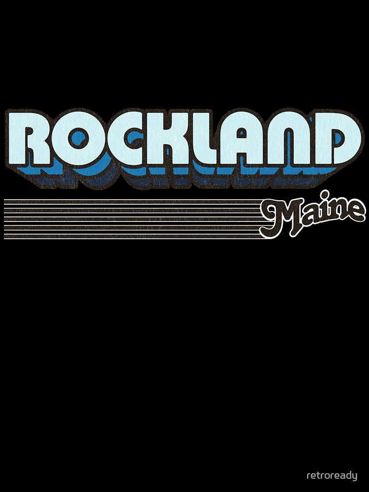 Rockland, Maine | Retro Stripes by retroready
