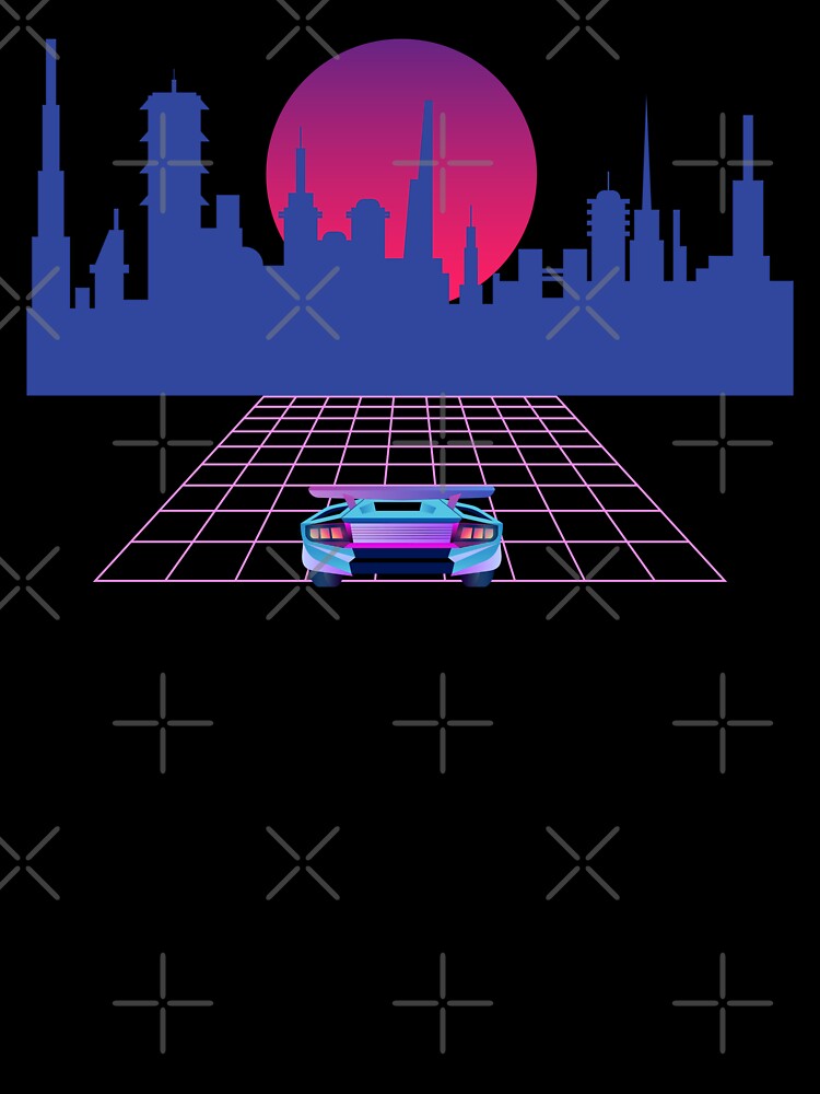 Synthwave Outrun 80s by JPareDesign