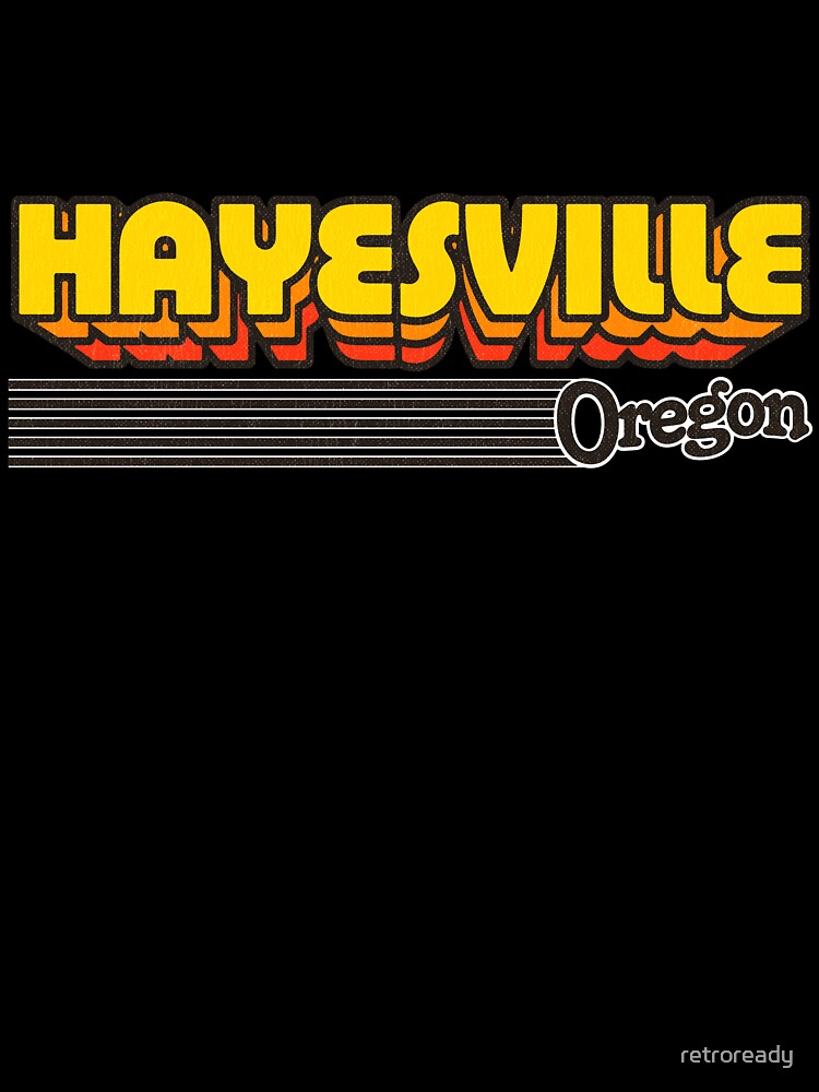 Hayesville, Oregon | Retro Stripes by retroready
