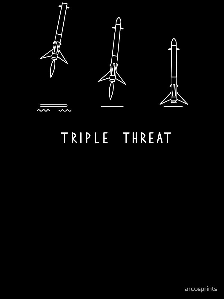Triple Threat . Three Rocket Booster Landings by arcosprints
