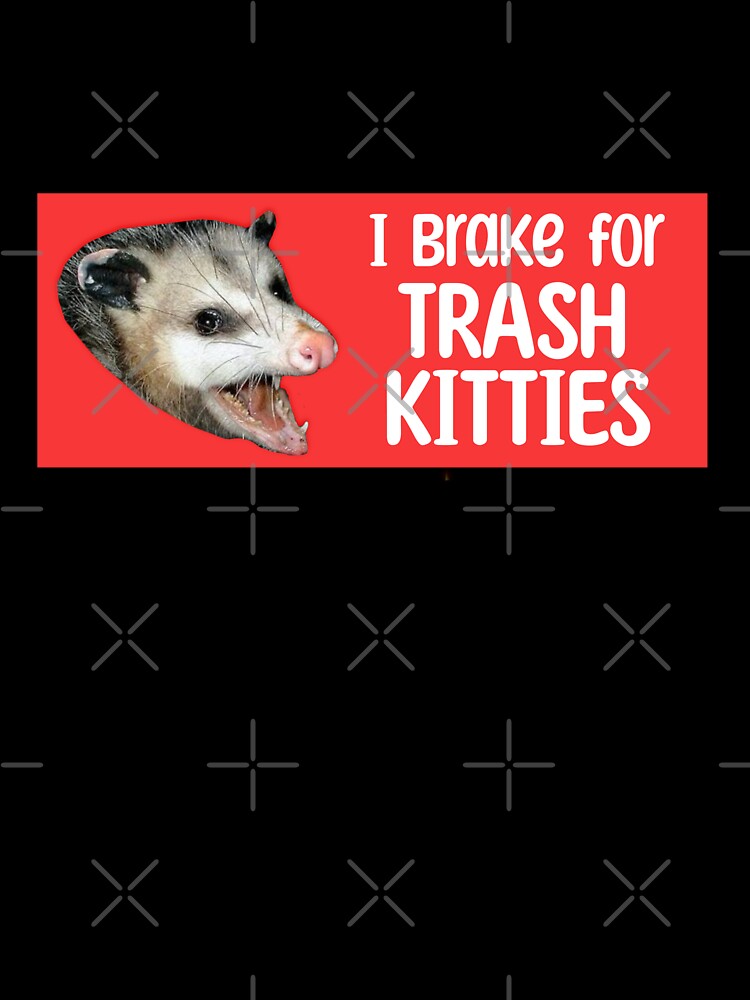 I brake for trash kitties by HotspotDesigns