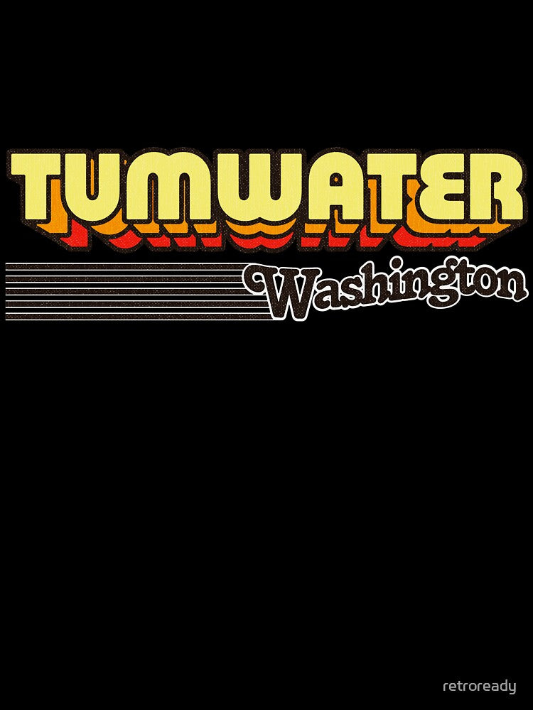 Tumwater, Washington | Retro Stripes by retroready