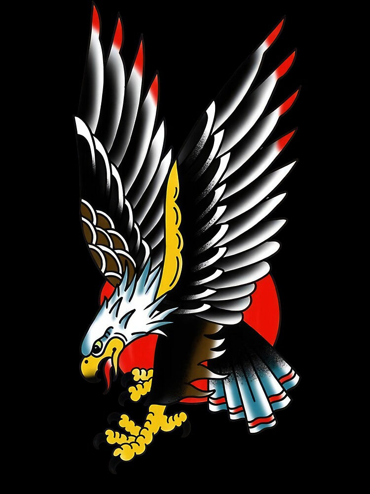 Traditional Tattoo Eagle by Angry Swan Designs