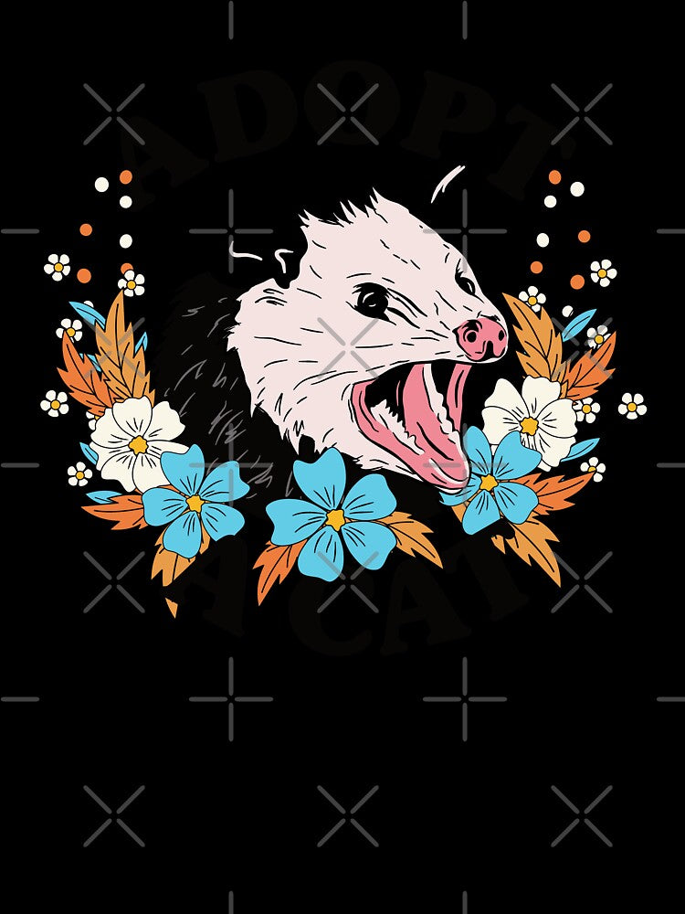 Adopt a Cat Funny Possum Opossums by Rich Hague