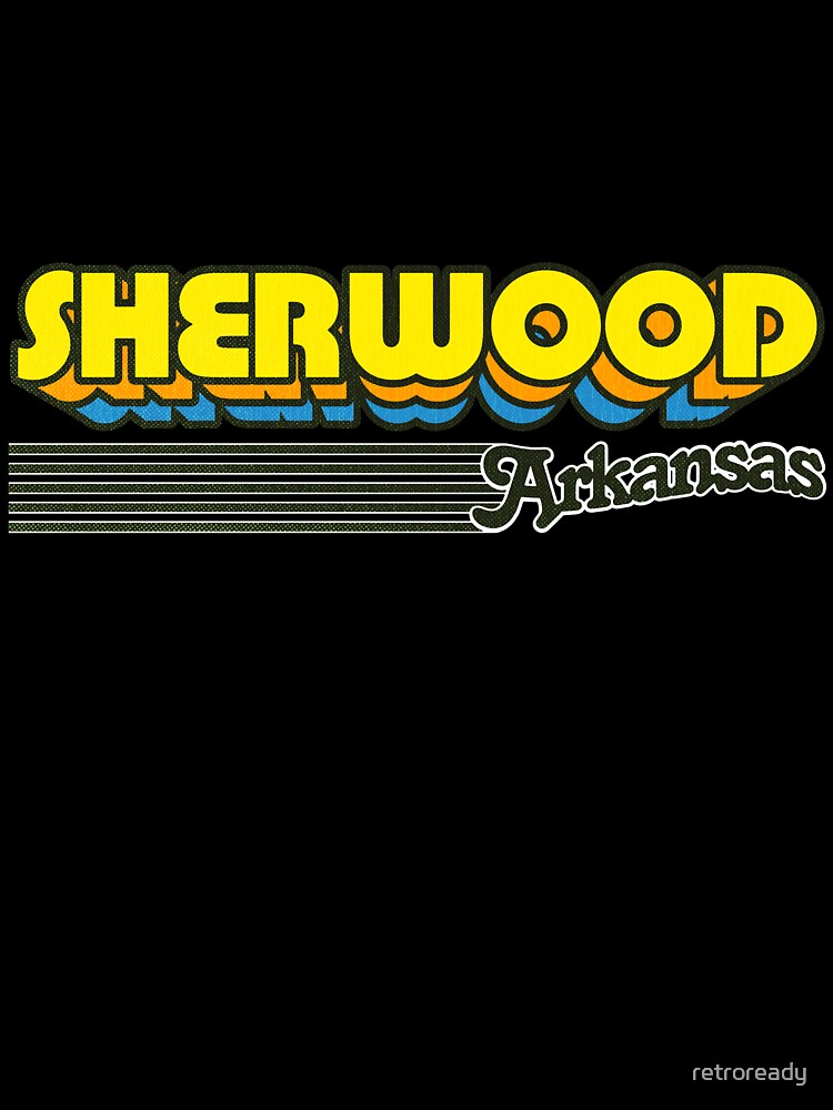 Sherwood, Arkansas | Retro Stripes by retroready