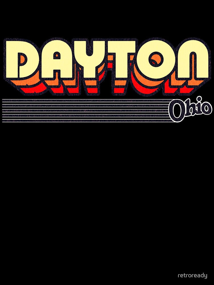 Dayton, Ohio | Retro Stripes by retroready