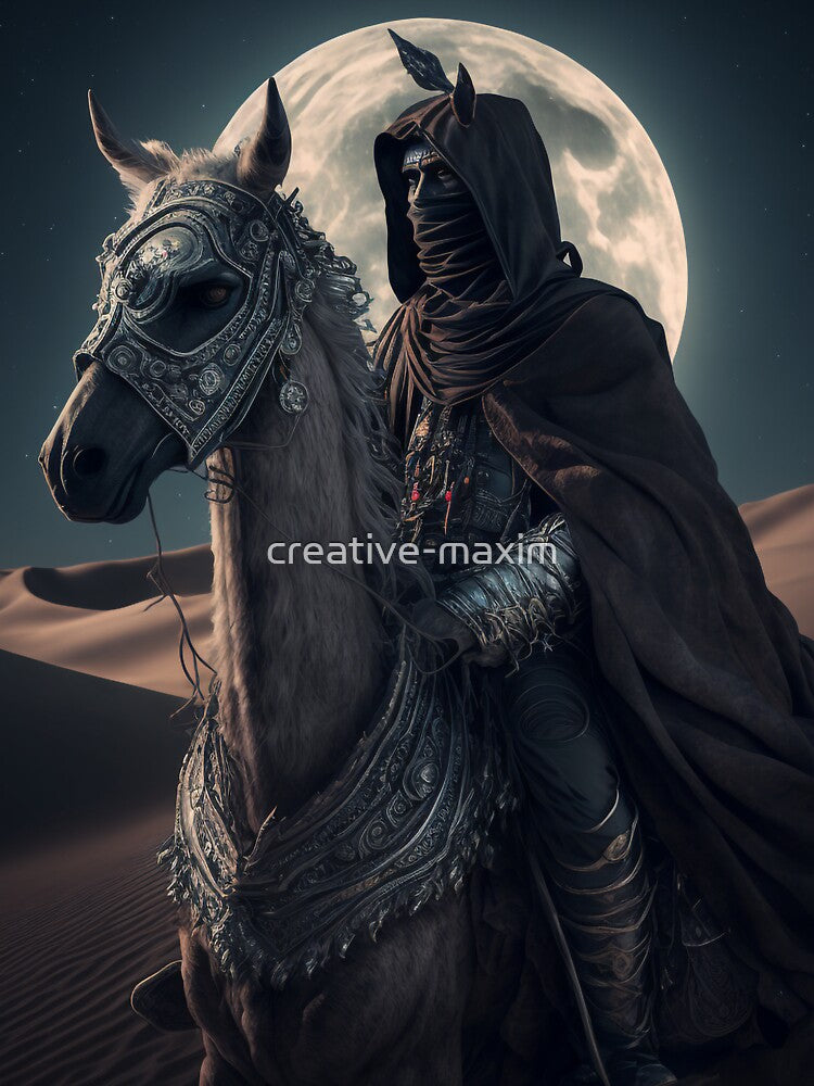 Midnight Ride Across the Desert Sands by creative-maxim