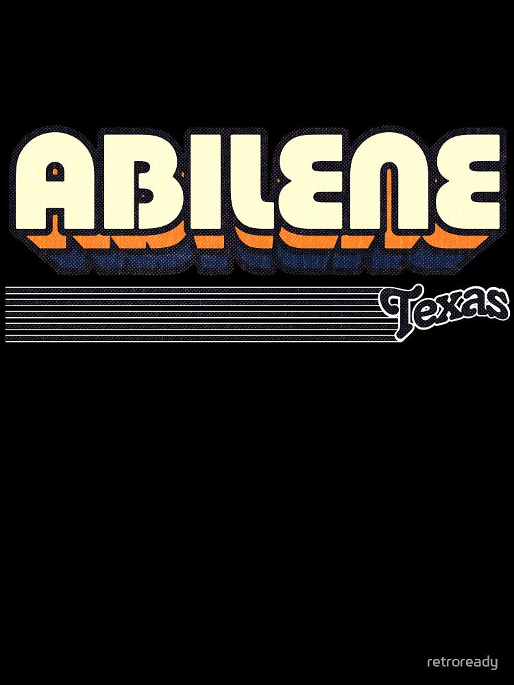 Abilene, Texas | Retro Stripes by retroready