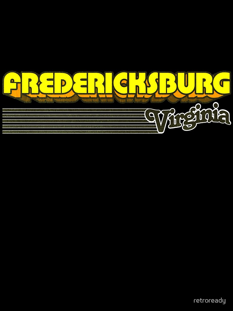 Fredericksburg, Virginia | Retro Stripes by retroready