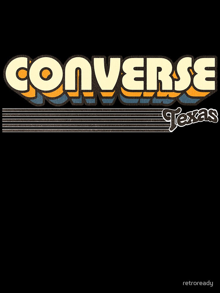 Converse, Texas | Retro Stripes by retroready
