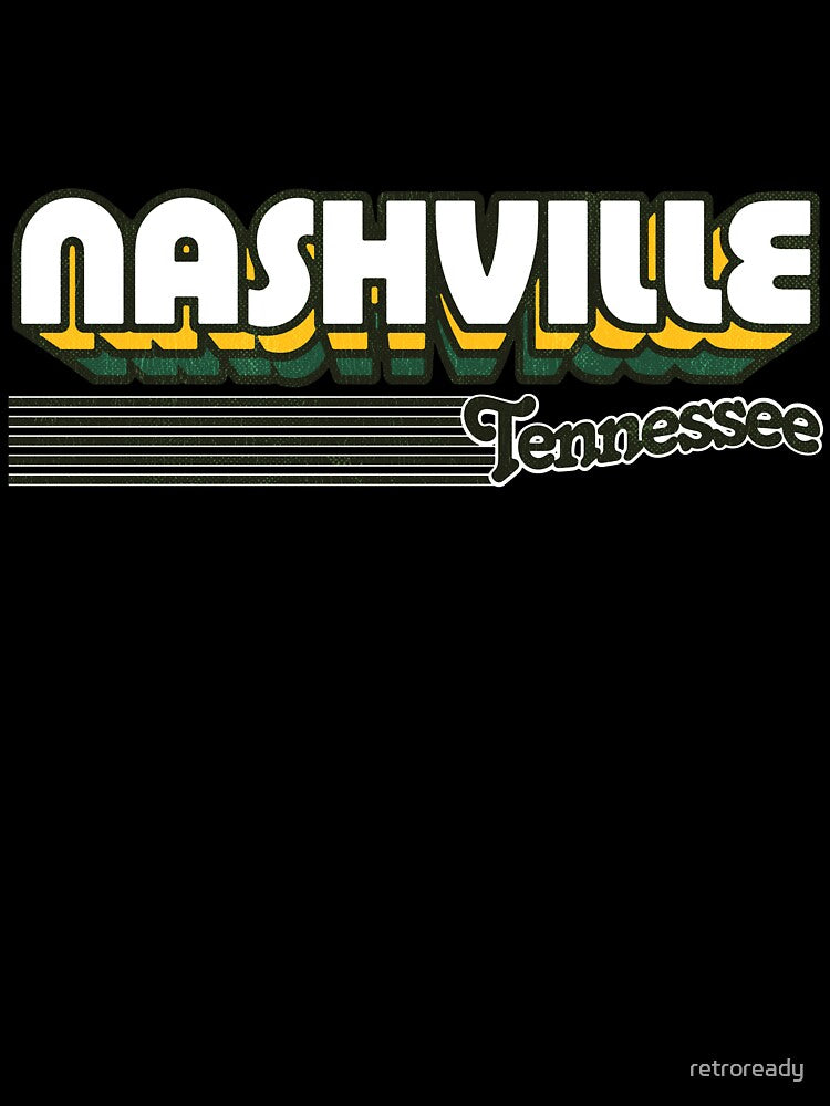 Nashville, Tennessee | Retro Stripes by retroready