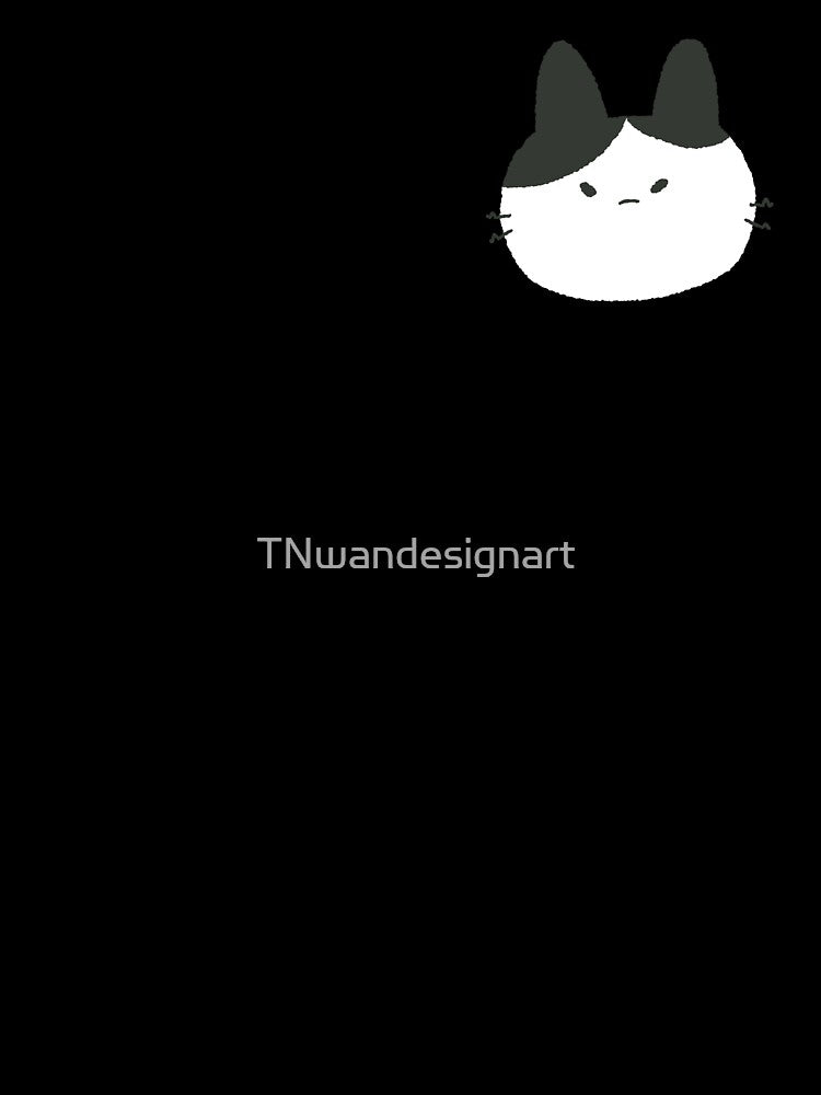 panda cat by TNwandesignart