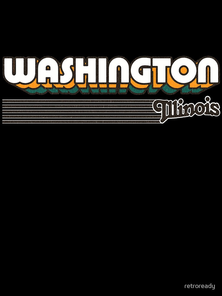 Washington, Illinois | Retro Stripes by retroready