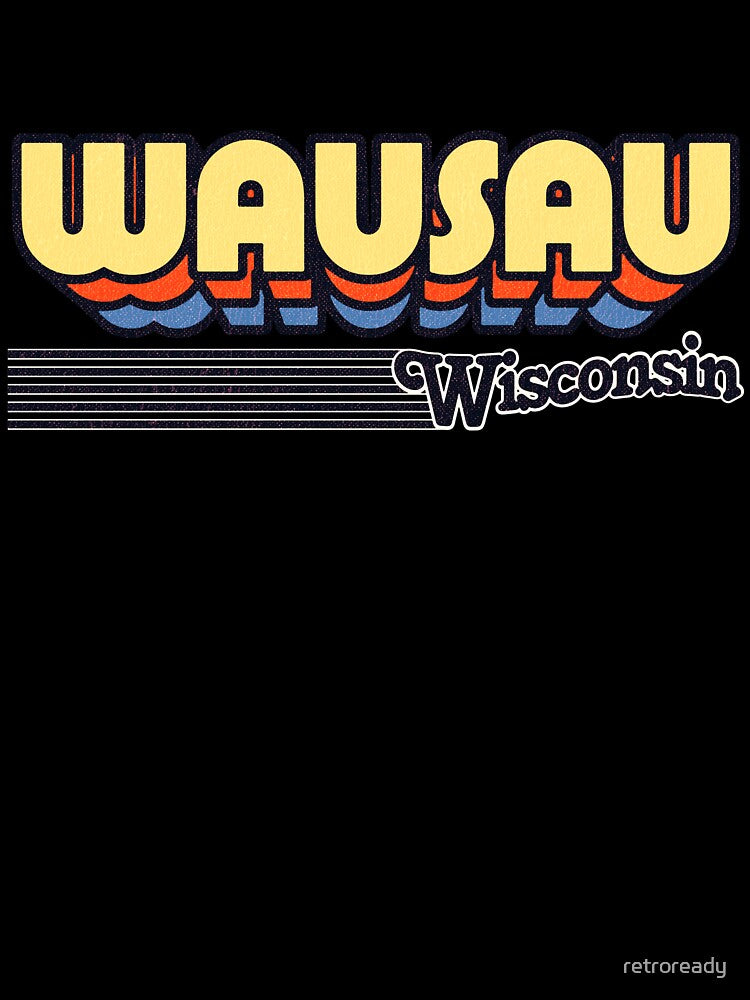 Wausau, Wisconsin | Retro Stripes by retroready