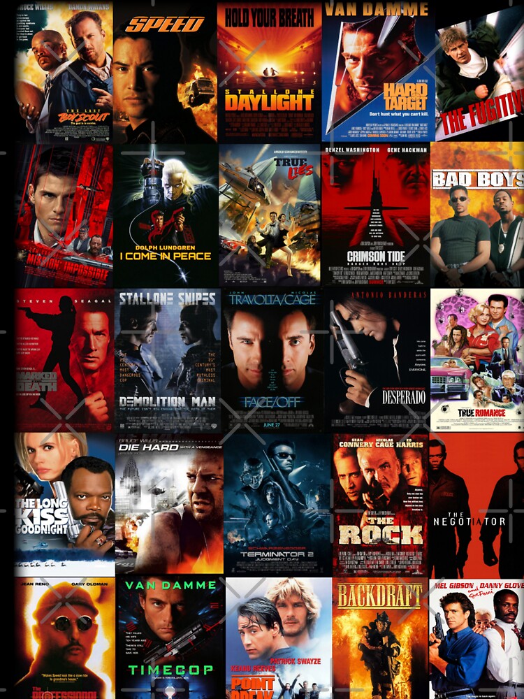1990s Action Movie Classics by Fed Up Design & Creation