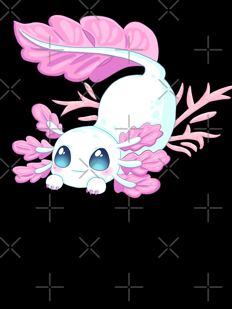 Cyan Axolotl by Art_with_Honesty