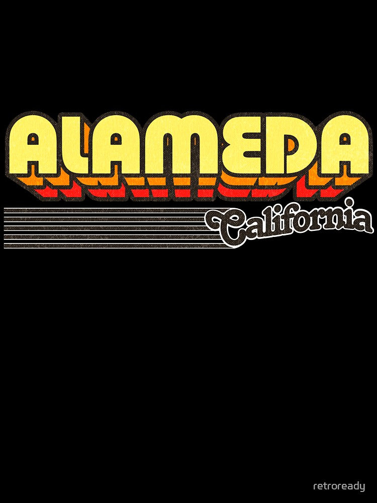 Alameda, California | Retro Stripes by retroready