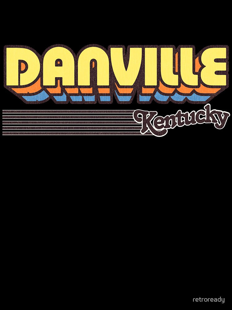 Danville, Kentucky | Retro Stripes by retroready