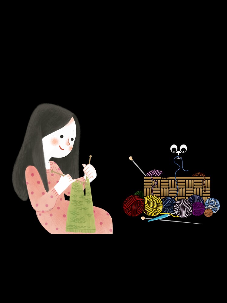 Life is Better with a Cat and Crochet by PeplumiArt