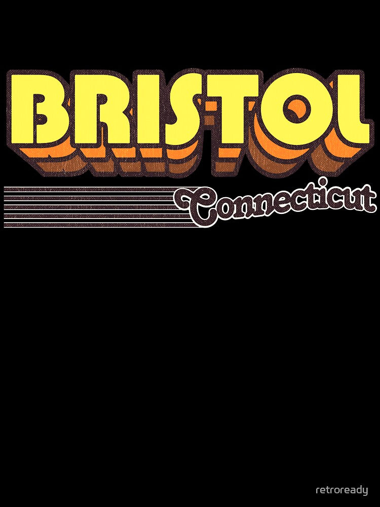 Bristol, Connecticut | Retro Stripes by retroready