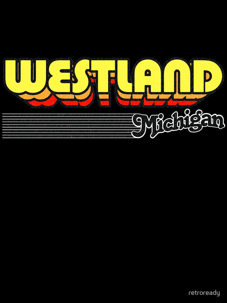 Westland, Michigan | Retro Stripes by retroready