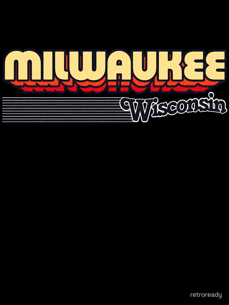 Milwaukee, Wisconsin | Retro Stripes by retroready