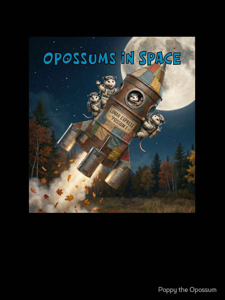Opossums in Space by Poppy the Opossum