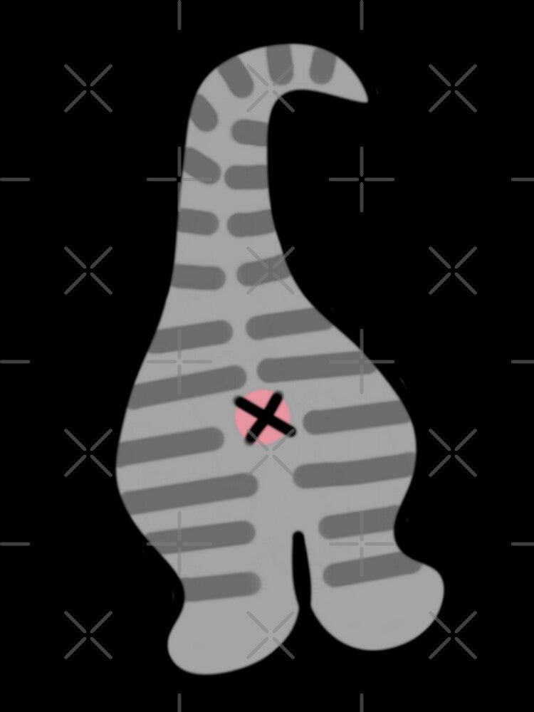 Cat Butt - Tabby by Mekredez
