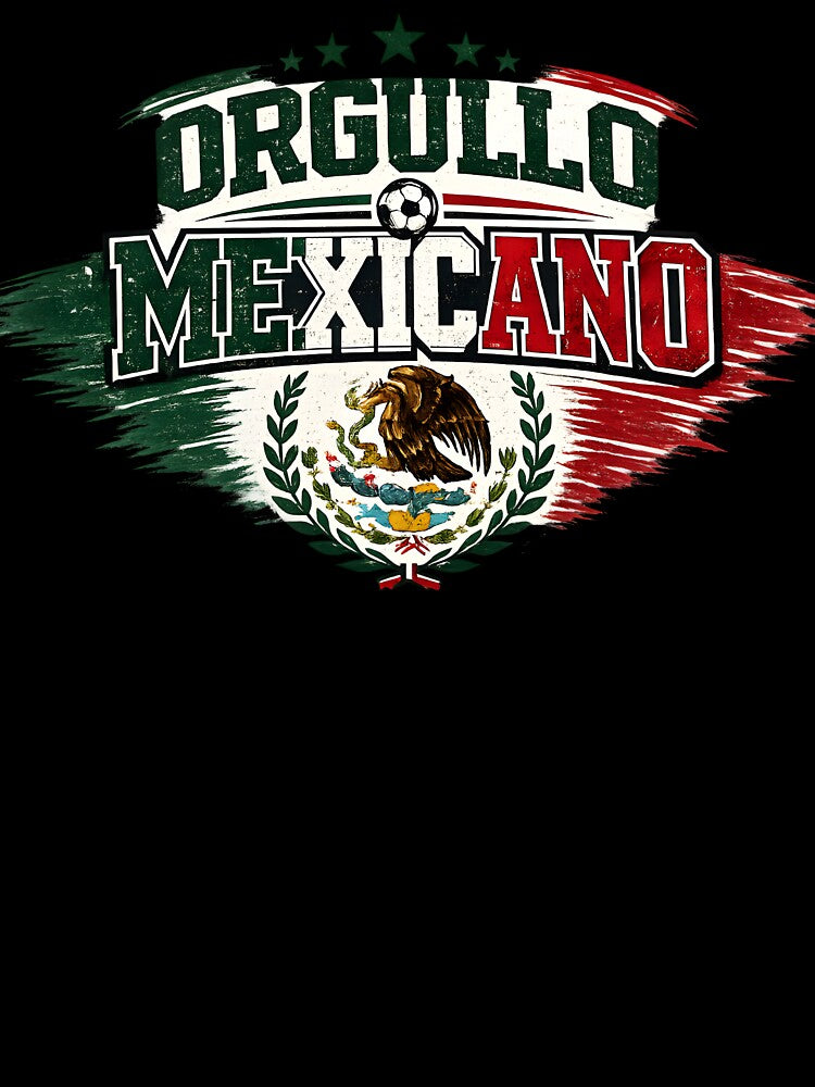 Orgullo Mexicano Soccer Shirt Mexican Football Fan Futbol Mexico Pride Patriotic Design by Martin's_Design