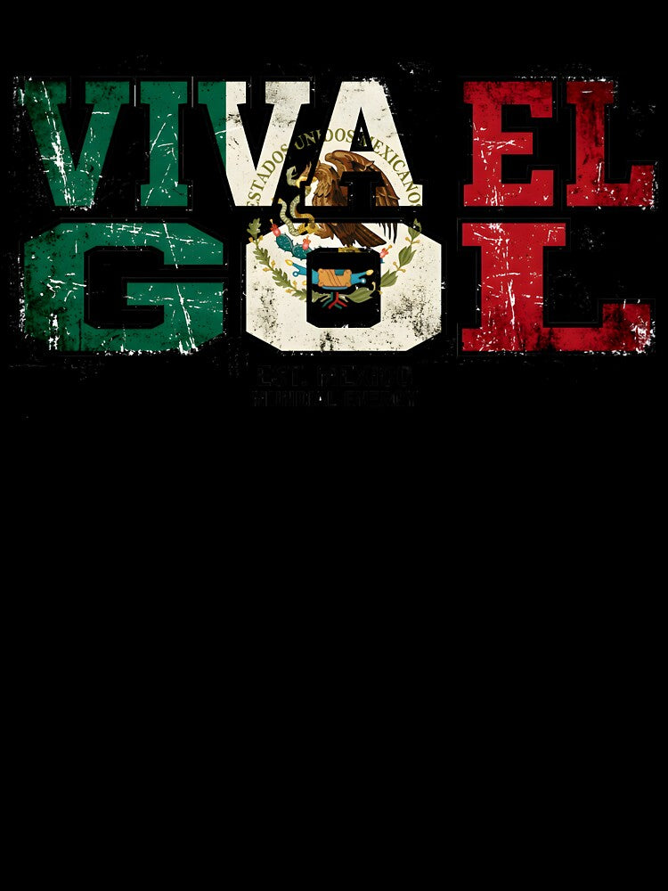 Viva El Gol Mexico Soccer Shirt Mexican Football Fan 2026 World Cup Patriotic Futbol Design by Martin's_Design