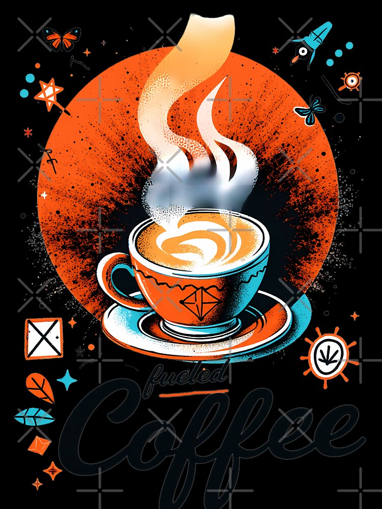 "Fueled by Coffee” – Morning Fuel for Caffeine Junkies 6 by RWZCraftedPixels